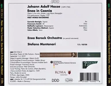 Stefano Montanari, Enea Barock Orchestra - Johann Adolf Hasse: Enea in Caonia (2020)