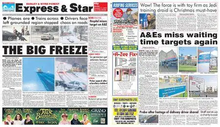 Express and Star Dudley and Wyre Forest Edition – December 11, 2017