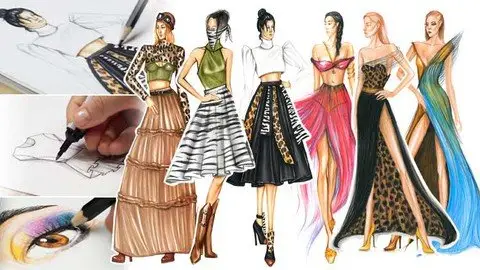 Fashion Drawing Course from Beginner to Advanced (updated 5/2022