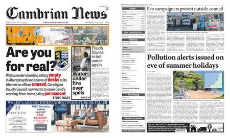 Cambrian News Aberystwyth – 20 July 2023