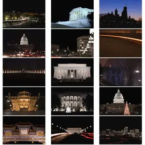 GlowImages GWT-103 Journey to Washington D.C. at night