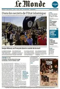 Le Monde du Dimanche 26 et Lundi 27 Avril 2015