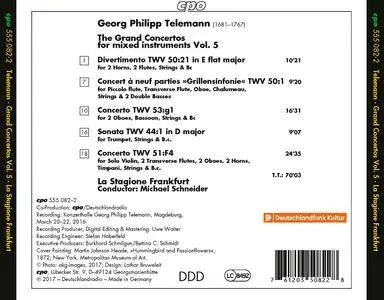 La Stagione Frankfurt & Michael Schneider - Telemann: Grand Concertos, Vol. 5 (2018)