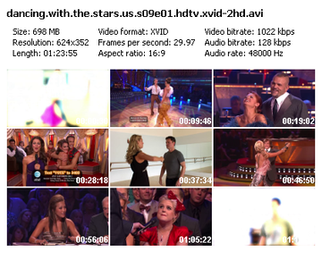 Dancing With The Stars US S09E01
