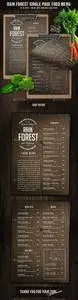 GR - Rain Forest A4 & US Letter Single Page Menu 21266858