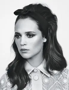 Alicia Vikander by Willy Vanderperre for W Magazine April 2015