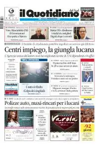 il Quotidiano del Sud Basilicata - 21 Ottobre 2018