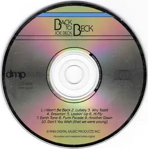 Joe Beck - Back To Beck (1988) {DMP} **[RE-UP]**