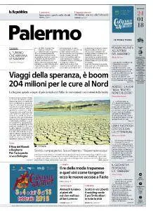 la Repubblica Palermo - 24 Gennaio 2018