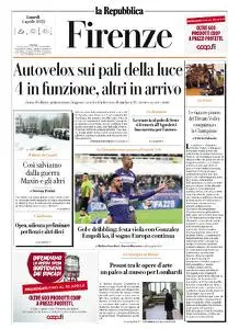 la Repubblica Firenze - 4 Aprile 2022