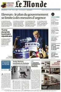 Le Monde du Jeudi 23 Juillet 2015