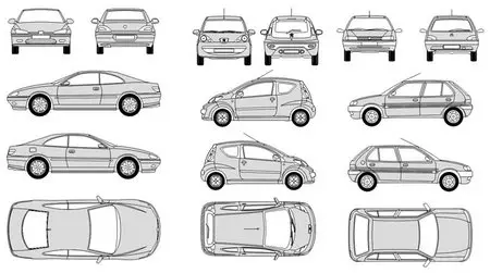 Peugeot Outline in CorelDRAW