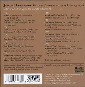 Jascha Horenstein in Paris: Broadcast Recordings · 1952-1966 [9 CD set] [New Links]