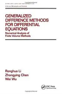 Generalized difference methods for differential equations: numerical analysis of finite volume methods