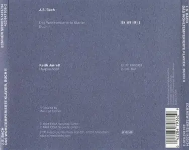 Keith Jarrett - J.S. Bach - Das Wohltemperierte Klavier, Buch I + Buch II (1988, 1991) {4CD Set ECM Records}