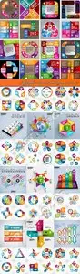 Infographic elements and diagrams vector 27