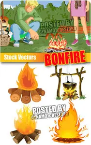 Bonfire - Stock Vectors