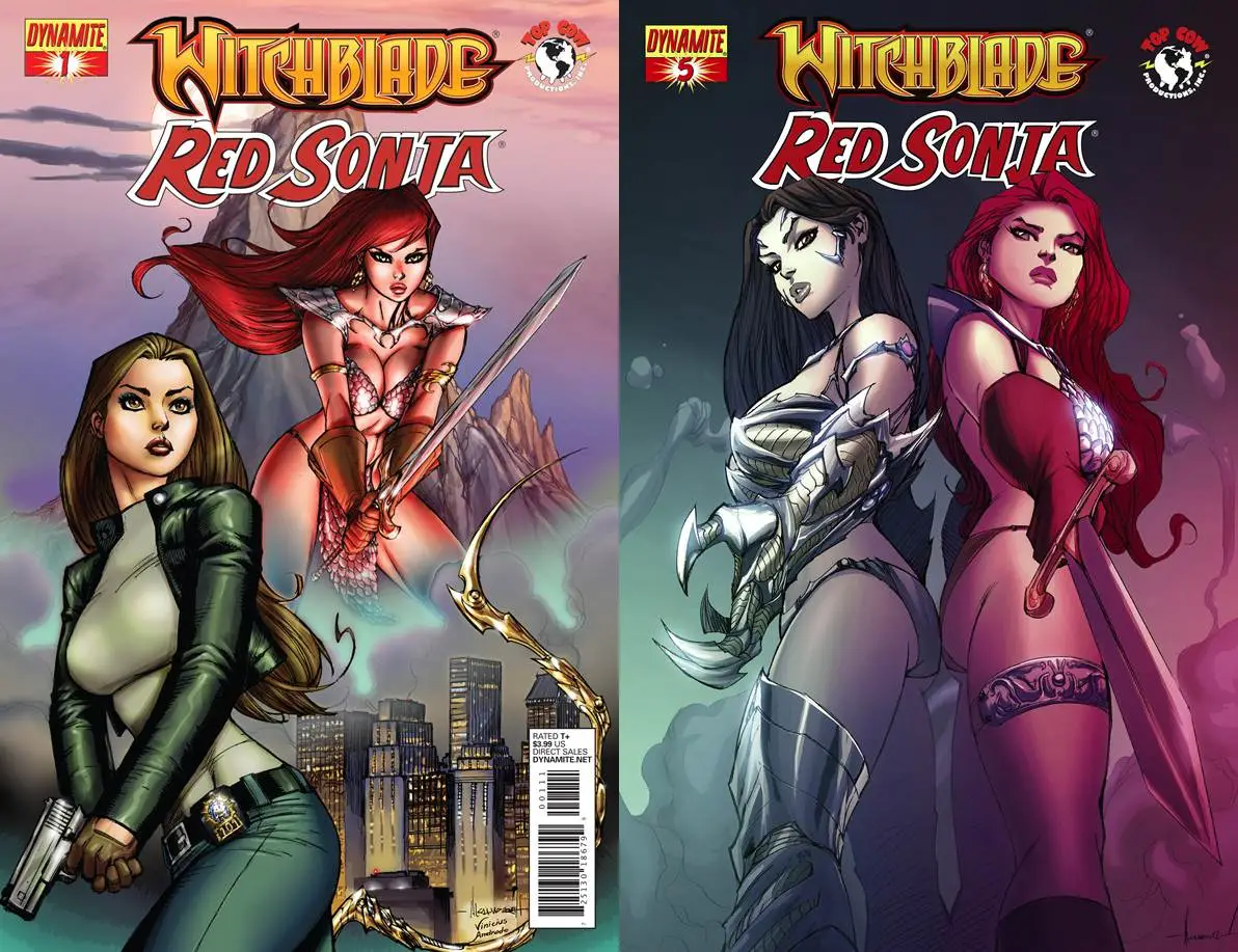 Witchblade - Red Sonja #1-5 (2012) Complete
