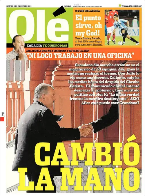 Diario Ole - 2 de Agosto 2011