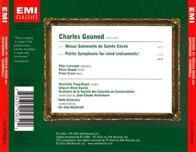 Jean-Claude Hartemann, John Barbirolli - Gounod: Messe Solennelle de Sainte Cécile; Petite Symphonie (2001)