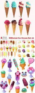 Vectors - Different Ice Cream Set 16