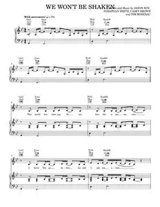 We Won't Be Shaken - Building 429 (Piano-Vocal-Guitar)