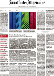 Frankfurter Allgemeine Zeitung vom Montag, 23. März 2015