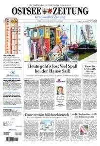 Ostsee Zeitung Greifswalder Zeitung - 09. August 2018