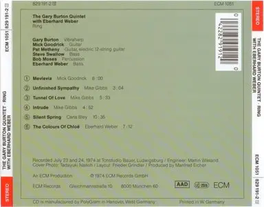 Gary Burton - Ring (1974) {ECM 1051}