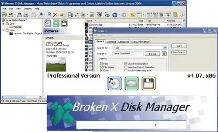 Broken X Disk Manager Pro 4.07 + Developer's 4.10 - [x86/x64]