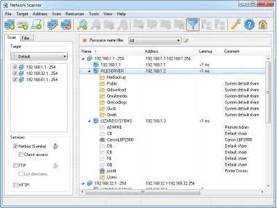 LizardSystems Network Scanner 4.3.0 Build 208 Multilingual Portable