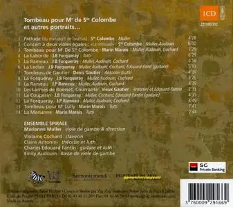 Marianne Muller, Ensemble Spirale - Tombeau pour Mr de Ste Colombe & autres portraits (2007)