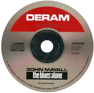 John Mayall - The Blues Alone (1967) [1988, Deram, 820 535-2]