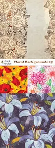 Vectors - Floral Backgrounds 25