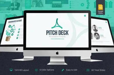 CreativeMarket - Pitch Deck Google Slides Template