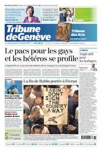 Tribune de Genève du 16 Mars 2016