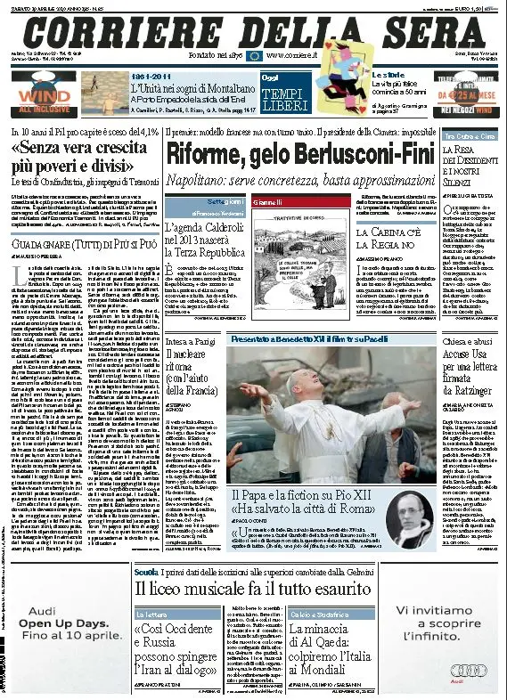 Il Corriere della Sera (10-04-10)