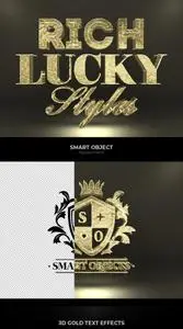 3D Gold Text Effects