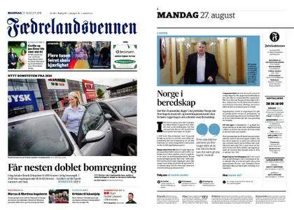 Fædrelandsvennen – 27. august 2018