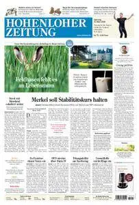 Hohenloher Zeitung - 31. März 2018