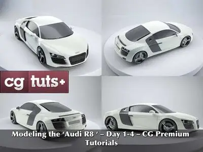 Modeling the ‘Audi R8′ – Day 1-4