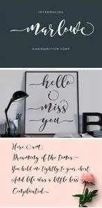 Marlowe Script Font 3443079