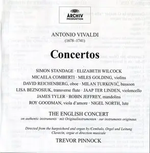 Vivaldi, Antonio Lucio – Concertos [The English Concert, Trevor Pinnock] (2001) "Reload"