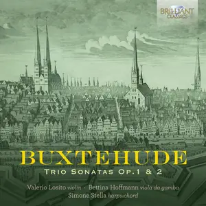 Valerio Losito, Bettina Hoffmann & Simone Stella - Buxtehude: Trio Sonatas, Op. 1 & 2 (2025) [Official Digital Download 24/96]