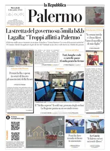 la Repubblica Palermo - 4 Dicembre 2024