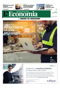 Corriere del Mezzogiorno Campania L'Economia - 29 Settembre 2025