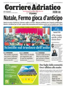 Corriere Adriatico Fermo - 24 Novembre 2024