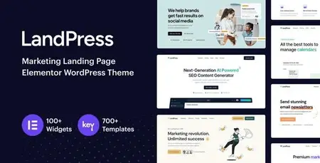 EE - Themeforest - LandPress - Marketing Landing Page Elementor WordPress Theme 51392819 v1.1