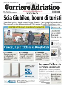 Corriere Adriatico Macerata - 6 Novembre 2025