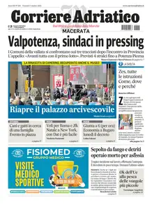 Corriere Adriatico Macerata - 17 Ottobre 2025